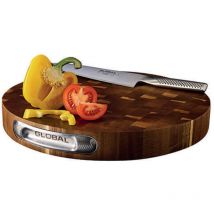 Global - Acacia End Grain Round Cutting Board 35 x 4.5cm