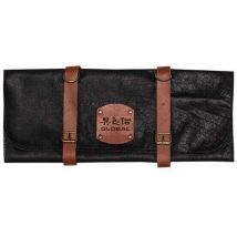Global GL-45475 Deluxe Leather Case for 5 Knives