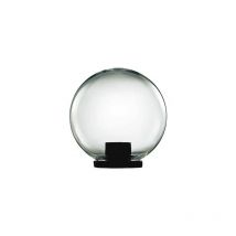 Recasashop - sphère globe pour lampadaire CM25 transparent E27 fixation