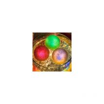 Globe scintillant lumineux flottant