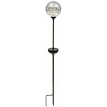 Nortene Globe solaire à planter 'Ophea' en verre transparent