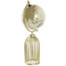 Globe Terrestre Laiton 24X20X51 Doré