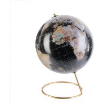 Globe Terrestre Happy Working Noir Home Deco Factory