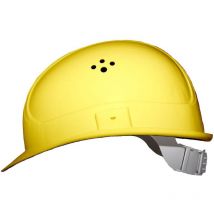 6-Punkt-Schutzhelm gelb