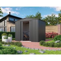 Gerätehaus 'Gartenmanager Dream 86', anthrazit, 4,53 m², ohne Schleppdach - Globel Industries
