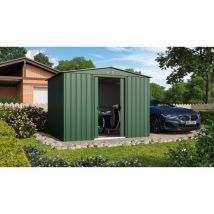 Globel Industries Gerätehaus "Tower 108", jade, 6,99 m²