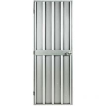 Zusatzschwingtüre '176 x 66' für Gerätehauser 'Skillion' 'Dream' und 'Lean-To', silber metallic, 176 x 66 cm - Globel Industries