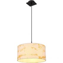Globo - hängeleuchte - Engelbert - beige - metall - ø 40cm - E27
