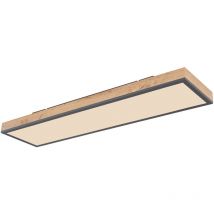 Globo - deckenleuchte - Doro - grau - aluminium - led -