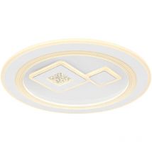 Globo - deckenleuchte - Valeria - weiß - metall - ø 47cm - led -