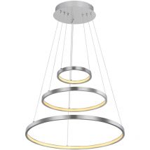 Globo - lámpara colgante - Ralph - níquel - metal - ø 51cm - led