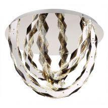 Plafón - Karilion - cromo - metal - ø 60cm - led - - Globo