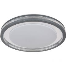 Plafonnier lampe de salon effet cristal télécommande dimmable d 48 cm