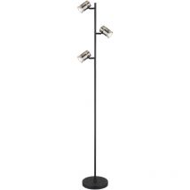 Stehlampe - Trabby - schwarz - metall - ø 23cm - GU10 - - Globo