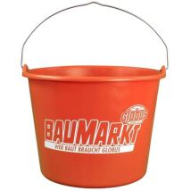 Eimer 12 l Kunststoff orange Baumarkt Metallbügel robust - Globus