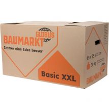 Umzugskarton Basic xxl 80L 65x35x35cm Umzugskiste robust Umzugskartons - Globus
