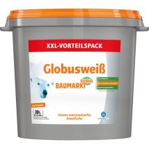 Globusweiß Wandfarbe Weiß Matt 20 L Innen