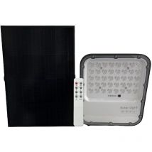 100 w LED-Solar-Flutlicht für den Außenbereich mit Solarpanel und Fernbedienung, Temperatur 5000 k - Gloca