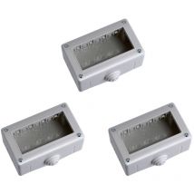 Gloca - 3er-set 4p Ip40-gehäuse, Kompatibel Mit Der Matix-serie