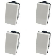 4er-set Einpolige Schalter, 16 A, 250 V, Kompatibel Mit Der Matix-serie - Gloca