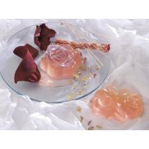Glorex Gießform Rosen – Transparent – Kunststoff – Bastelmaterial für kreative Projekte