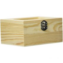 Glorex - Scatola in Legno Naturale, Altri, Naturale, 18 x 8 x 6 cm