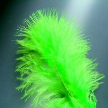Glorex Marabufedern hellgrün ca. 15 Stück Bastelmaterial