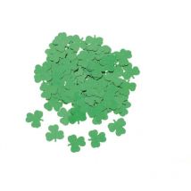 Glorex Pailletten Kleeblatt grün, 15 g