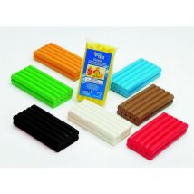 Glorex Plastilin 250 g, rot Kinderbasteln