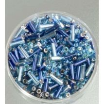 Glorex Rocailles + Glorex Stifte 6 mm 17 g, mix Schmuckbasteln