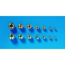 Glorex Rollenglöckchen 18 mm goldfarben, 8 Stück Bastelmaterial