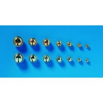 Glorex Rollenglöckchen 12 mm silberfarben, 10 Stück Rollenglöckchen