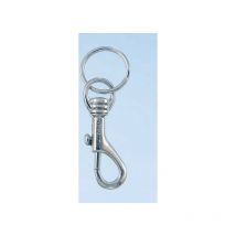 Glorex Schlüsselanhänger 1 Karabiner Ring 30 mm Bastelmaterial