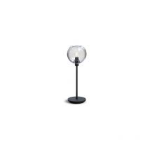 Gloria Globe Sobremesa Estructura Negra, Cristal Transparente, Cable Encendido 1x E14