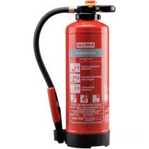 Gloria - Feuerlöscher P6 pro, Pulver, 6 kg, Brandklasse 34A, 233B, mit Wandhalter