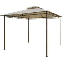 Frankystar - Haïti - Tonnelle de jardin en acier 3x3 m