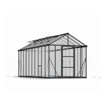 Palram - Greenhouse Glory 8 x 20 - Polycarbonate - L604 x W253 x H268.5 cm - Grey