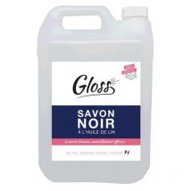 Gloss schwarze Seife mit Leinöl 5l