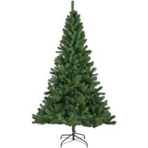 Gloupie - Albero Di Natale Livigno 210 Cm, Diametro 126 cm, Apertura Ad Ombrello, Ignifugo,12 Anni Di Garanzia