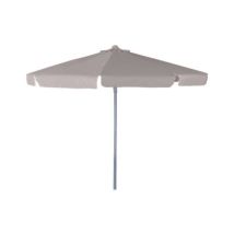 Ombrellone Lixy, Rotondo 3 Metri Con Palo Centrale Da 48 Mm,tortora, Struttura In Alluminio Copertura Da 160 Gr/m², - Gloupie
