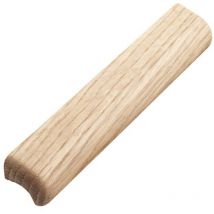 Furnipart - Glove - Asa 160mm 052 Roble Barnizado - glove - Gama de pomos y tiradores de madera