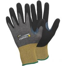 Ejendals Cut Resistant Gloves, PU Coated, Grey/Yellow Size 7