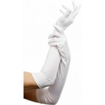Gloves White Long [9366]