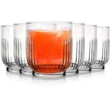 LAV - Set of 6 glasses 300 ml thick glass for drinks 34521203 34521203 34521203 34521203