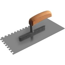 Glättekelle stahl E8, holz, 280X130X0,7MM