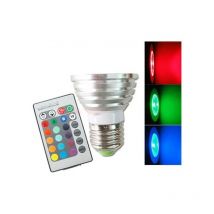Glühlampe E27 led 3w rgb Farben mit Fernbedienung 0