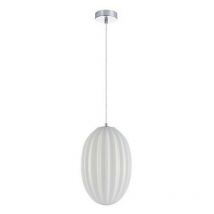 Larissa Lighting - Glyka Globe Plafón Colgante 1x E14 Cristal Blanco