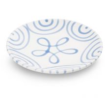Gmundner Keramik - Gmundner Cerámica Azul Flameado, Taza Plato (ø 15cm)