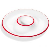 Gmundner Keramik - Gmundner Cerámica Borde rojo rubí, huevera (ø 12 cm)