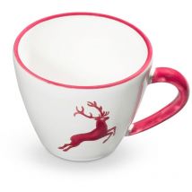 Gmundner Cerámica Bordeauxr. Taza capuchino ciervo 0,1 litro